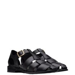Γυναικεία Πέδιλα Μαύρο Δέρμα HANA SUN Clarks