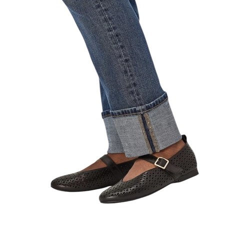 Γυναικείες Μπαλαρίνες Μαύρο Δέρμα FAWNA JANE Clarks Γυναικείες Μπαλαρίνες Μαύρο Δέρμα FAWNA JANE Clarks