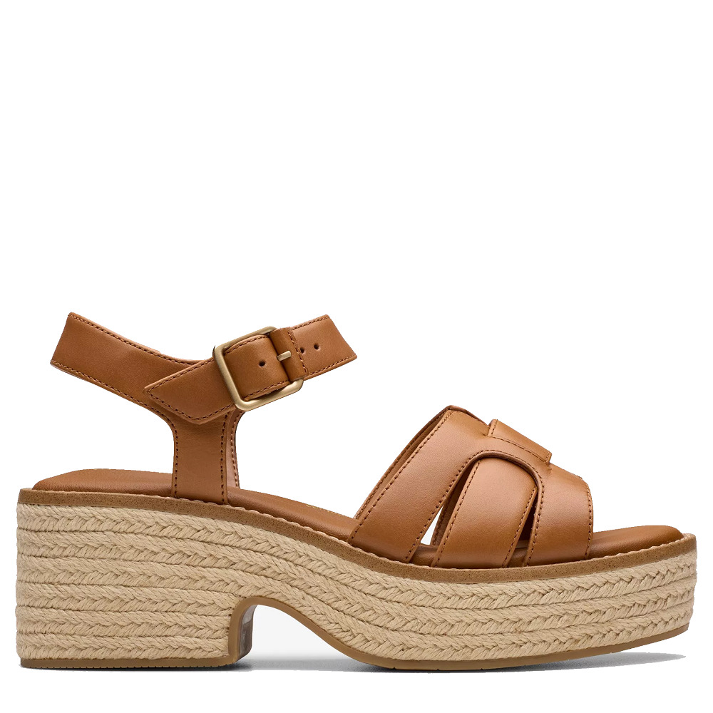 CLARKS</br>Γυναικείες Πλατφόρμες Ταμπά Δέρμα COLEDALE STRAP Clarks CLARKS</br>Γυναικείες Πλατφόρμες Ταμπά Δέρμα COLEDALE STRAP Clarks