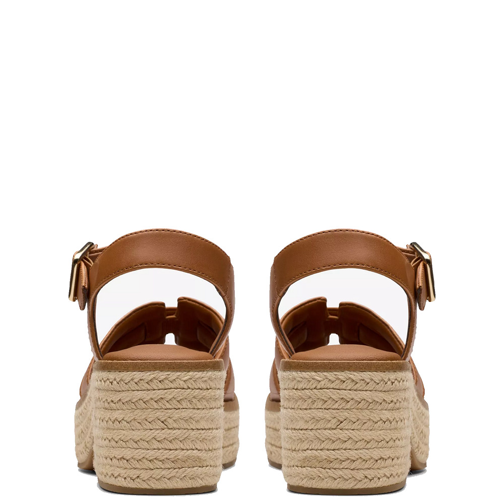 CLARKS</br>Γυναικείες Πλατφόρμες Ταμπά Δέρμα COLEDALE STRAP Clarks CLARKS</br>Γυναικείες Πλατφόρμες Ταμπά Δέρμα COLEDALE STRAP Clarks