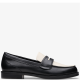 CLARKS</br>Clarks STRAVEN EDGE Γυναικεία Μοκασίνια Μαύρο/Εκρού Δέρμα CLARKS</br>Clarks STRAVEN EDGE Γυναικεία Μοκασίνια Μαύρο/Εκρού Δέρμα