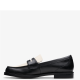 CLARKS</br>Clarks STRAVEN EDGE Γυναικεία Μοκασίνια Μαύρο/Εκρού Δέρμα CLARKS</br>Clarks STRAVEN EDGE Γυναικεία Μοκασίνια Μαύρο/Εκρού Δέρμα