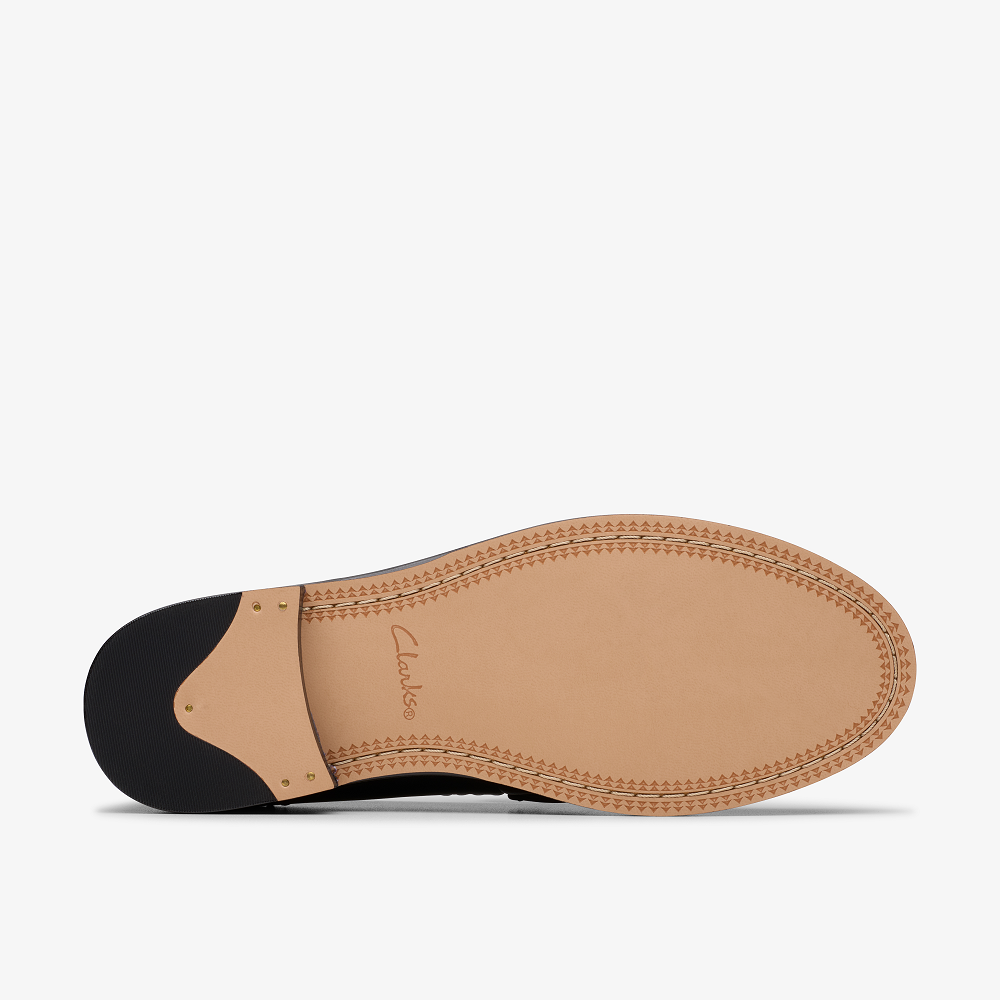 CLARKS</br>Clarks STRAVEN EDGE Γυναικεία Μοκασίνια Μαύρο/Εκρού Δέρμα CLARKS</br>Clarks STRAVEN EDGE Γυναικεία Μοκασίνια Μαύρο/Εκρού Δέρμα