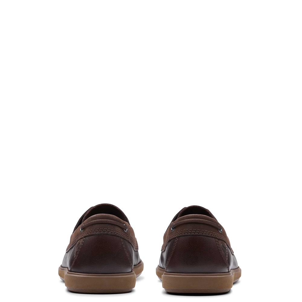 CLARKS</br>Ανδρικά Boat-shoes/Ιστιοπλοϊκά Καφέ Δέρμα BRATTON BOAT Clarks CLARKS</br>Ανδρικά Boat-shoes/Ιστιοπλοϊκά Καφέ Δέρμα BRATTON BOAT Clarks