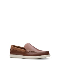 Ανδρικά Μοκασίνια/Loafers Ταμπά Δέρμα BRATTON LOAFER Clarks