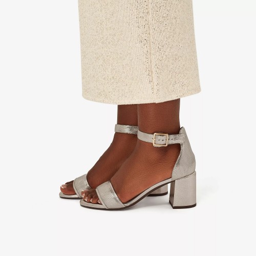 Clarks EZORIA MAE Γυναικεία Πέδιλα Χρυσό Δέρμα