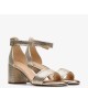 CLARKS</br>Γυναικεία Πέδιλα Χρυσό Δέρμα EZORIA MAE Clarks CLARKS</br>Γυναικεία Πέδιλα Χρυσό Δέρμα EZORIA MAE Clarks
