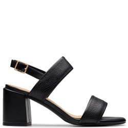 Γυναικεία Πέδιλα Μαύρο Δέρμα EZORIA SLING Clarks