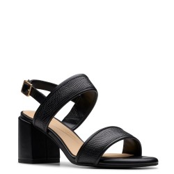 Γυναικεία Πέδιλα Μαύρο Δέρμα EZORIA SLING Clarks