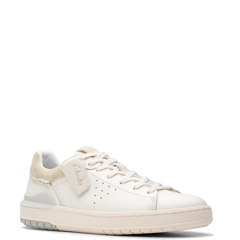 CLARKS</br>Clarks COURT LITE2 RUN Ανδρικά Sneakers Λευκό Δέρμα