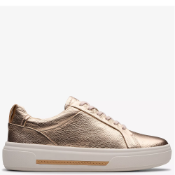 Γυναικεία Sneakers Χαλκός Δέρμα HOLLYHOCK WALK Clarks