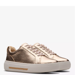 Γυναικεία Sneakers Χαλκός Δέρμα HOLLYHOCK WALK Clarks