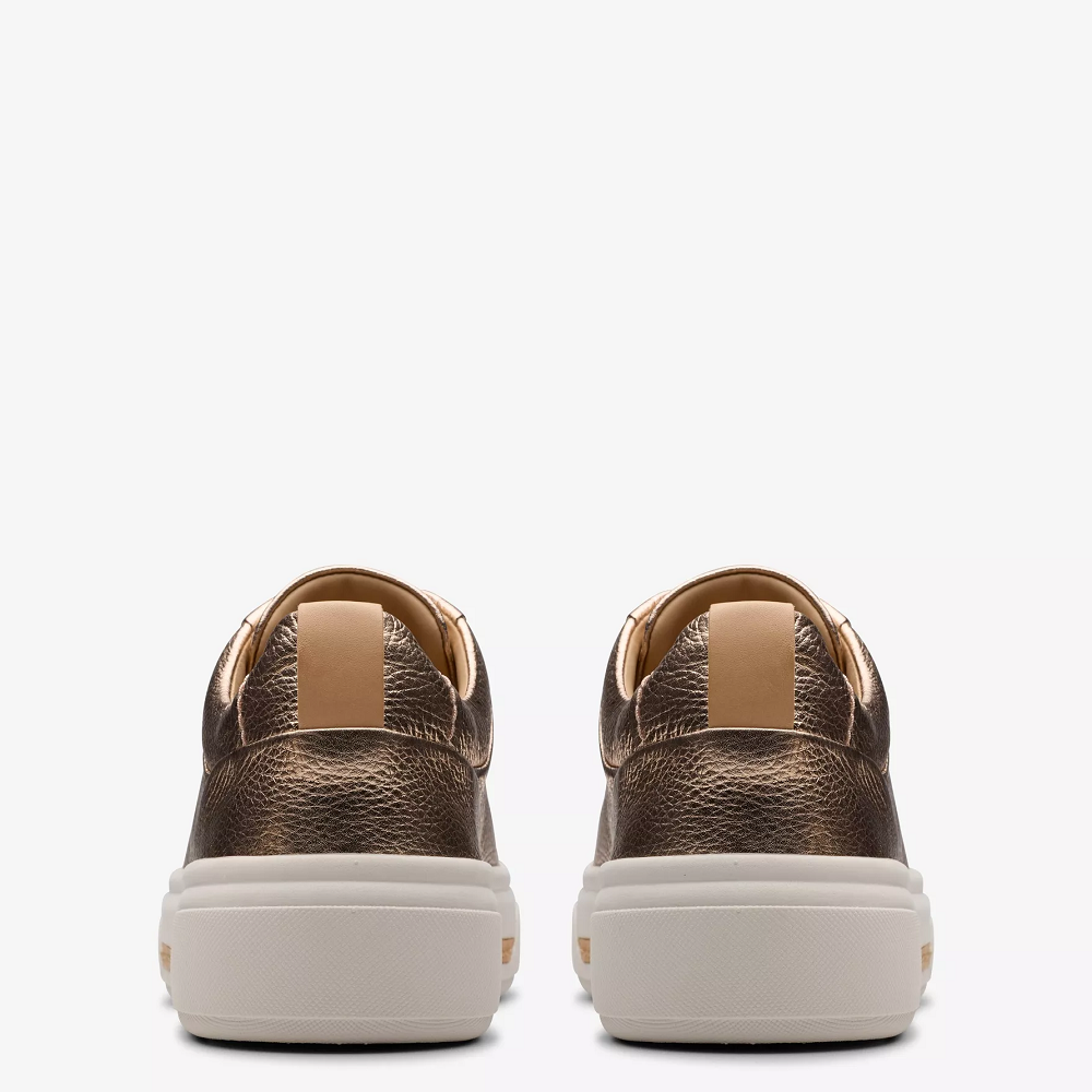 CLARKS</br>Γυναικεία Sneakers Χαλκός Δέρμα HOLLYHOCK WALK Clarks CLARKS</br>Γυναικεία Sneakers Χαλκός Δέρμα HOLLYHOCK WALK Clarks