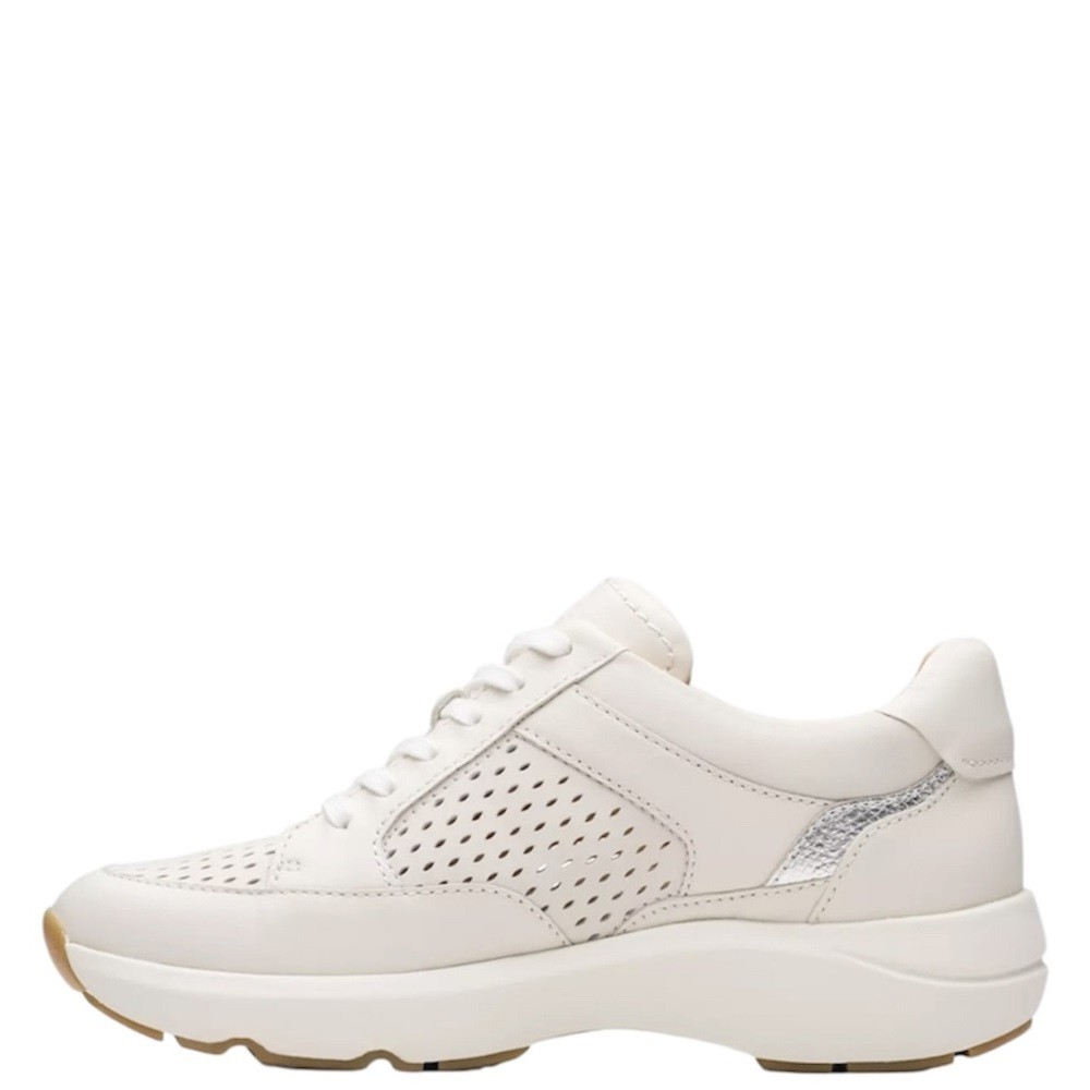 CLARKS</br>Γυναικεία Sneakers Off White Δέρμα TIVOLI WALK Clarks CLARKS</br>Γυναικεία Sneakers Off White Δέρμα TIVOLI WALK Clarks