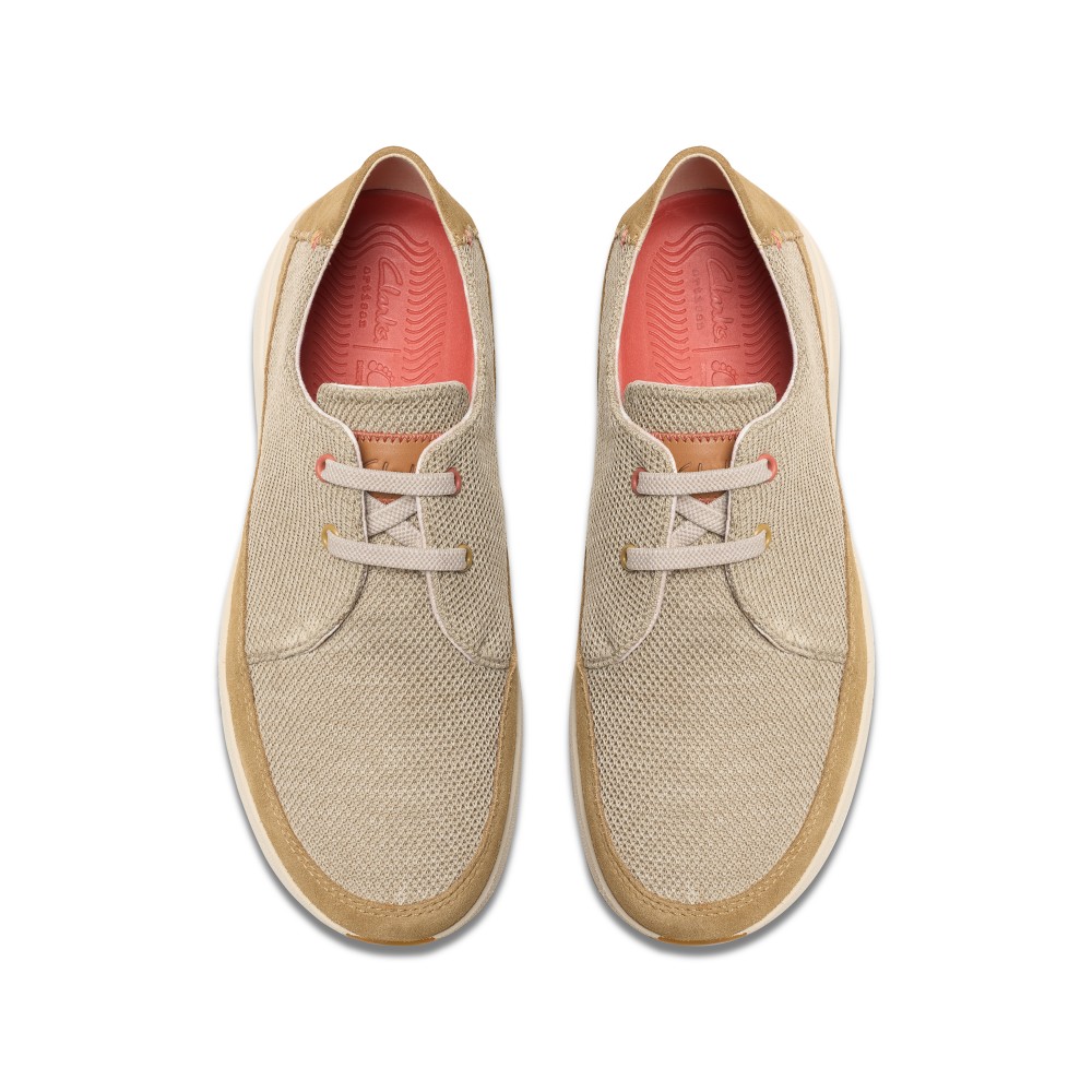 CLARKS</br>Ανδρικά Sneakers Μπεζ EASEWAY LACE Clarks CLARKS</br>Ανδρικά Sneakers Μπεζ EASEWAY LACE Clarks