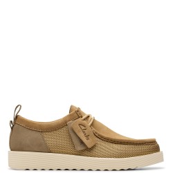 Ανδρικά Δετά Παπούτσια Μπεζ Suede/Ύφασμα WALLABEE FTR2 LO Clarks