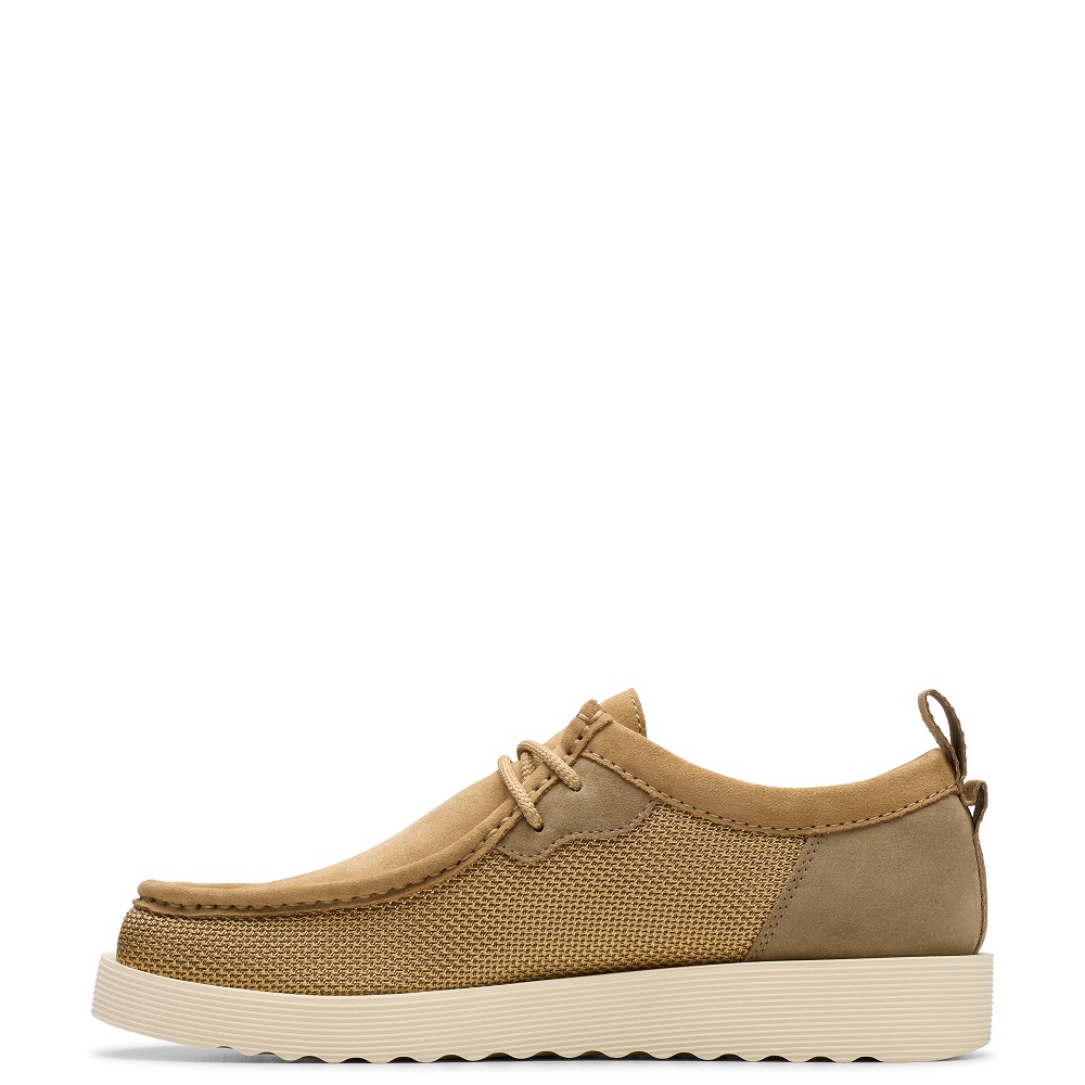 CLARKS</br>Ανδρικά Δετά Παπούτσια Μπεζ Suede/Ύφασμα WALLABEE FTR2 LO Clarks CLARKS</br>Ανδρικά Δετά Παπούτσια Μπεζ Suede/Ύφασμα WALLABEE FTR2 LO Clarks