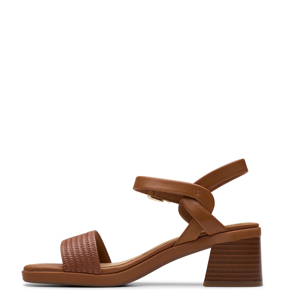 CLARKS</br>Γυναικεία Πέδιλα Ταμπά Δέρμα JAYLAN RAY Clarks CLARKS</br>Γυναικεία Πέδιλα Ταμπά Δέρμα JAYLAN RAY Clarks