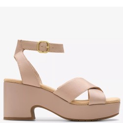 Γυναικείες Πλατφόρμες Μπεζ Δέρμα NERISA PEARL Clarks