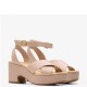 CLARKS</br>Γυναικείες Πλατφόρμες Μπεζ Δέρμα NERISA PEARL Clarks CLARKS</br>Γυναικείες Πλατφόρμες Μπεζ Δέρμα NERISA PEARL Clarks