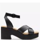 CLARKS</br>Γυναικείες Πλατφόρμες Μαύρο Δέρμα NERISA PEARL Clarks CLARKS</br>Γυναικείες Πλατφόρμες Μαύρο Δέρμα NERISA PEARL Clarks