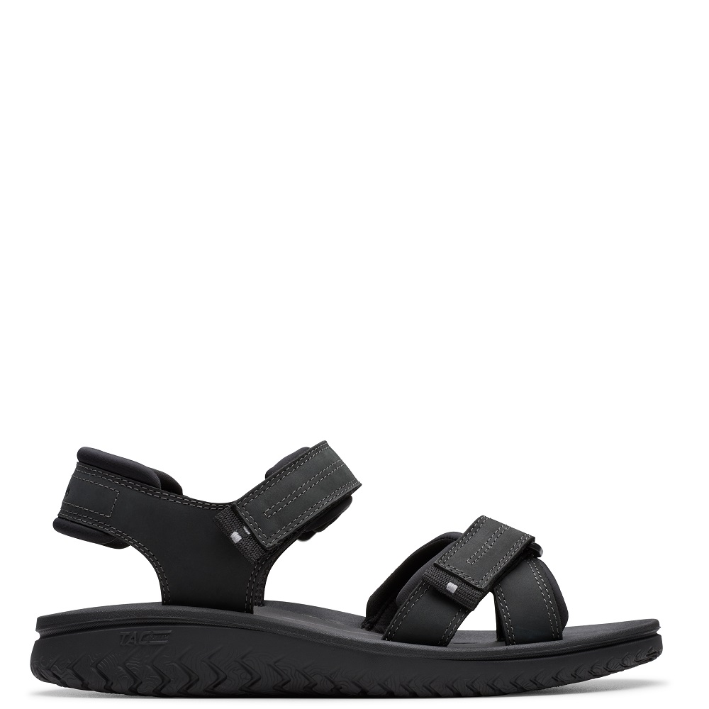 CLARKS</br>Ανδρικά Πέδιλα Μαύρο WESLEY SHORE Clarks CLARKS</br>Ανδρικά Πέδιλα Μαύρο WESLEY SHORE Clarks