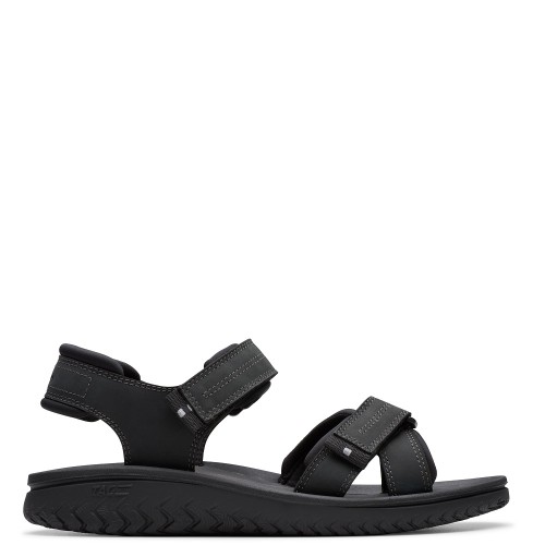 Ανδρικά Πέδιλα Μαύρο WESLEY SHORE Clarks  Ανδρικά Πέδιλα Μαύρο WESLEY SHORE Clarks