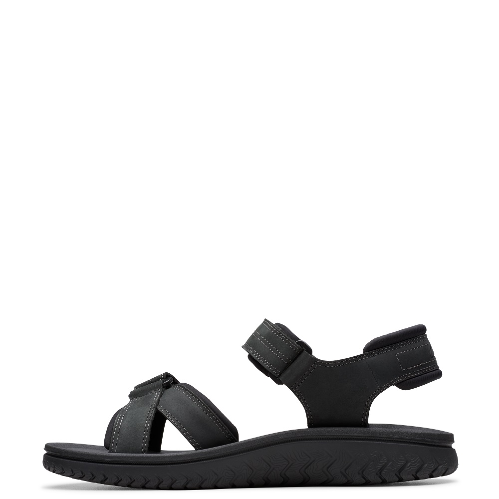 CLARKS</br>Ανδρικά Πέδιλα Μαύρο WESLEY SHORE Clarks CLARKS</br>Ανδρικά Πέδιλα Μαύρο WESLEY SHORE Clarks
