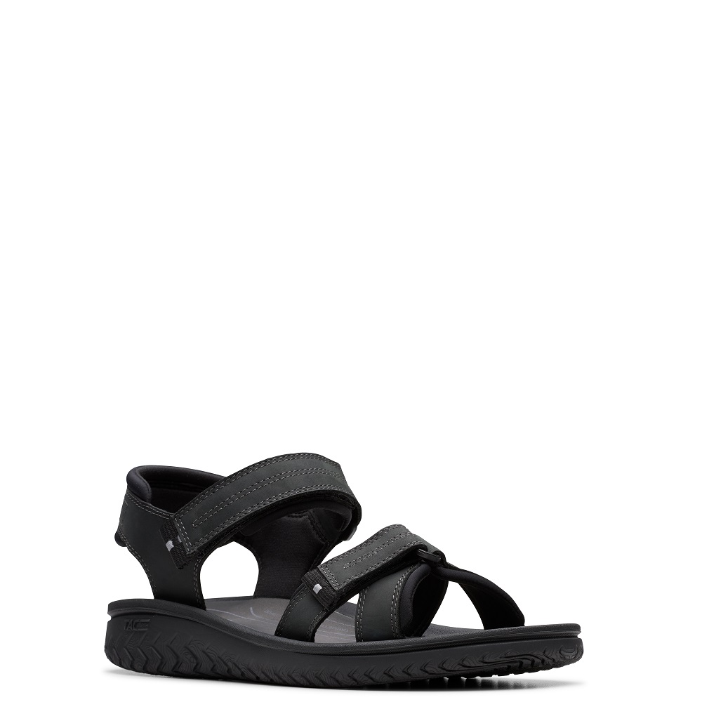 CLARKS</br>Ανδρικά Πέδιλα Μαύρο WESLEY SHORE Clarks CLARKS</br>Ανδρικά Πέδιλα Μαύρο WESLEY SHORE Clarks