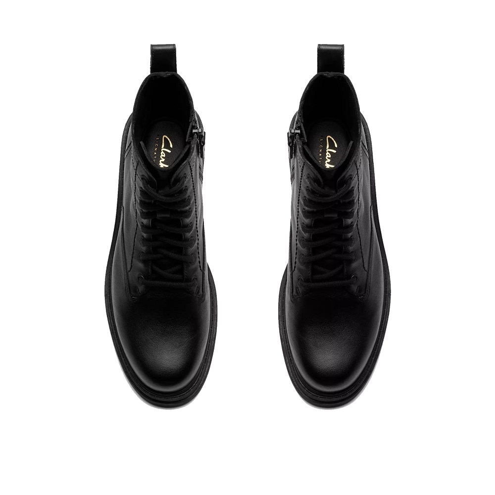 CLARKS</br>Clarks ORINOCO3 STYLE Γυναικεία Μποτάκια Μαύρο Δέρμα CLARKS</br>Clarks ORINOCO3 STYLE Γυναικεία Μποτάκια Μαύρο Δέρμα