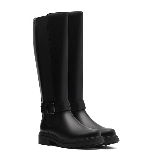 Clarks ORINOCO3 TALL Γυναικεία Μπότα Μαύρο Δέρμα Clarks ORINOCO3 TALL Γυναικεία Μπότα Μαύρο Δέρμα