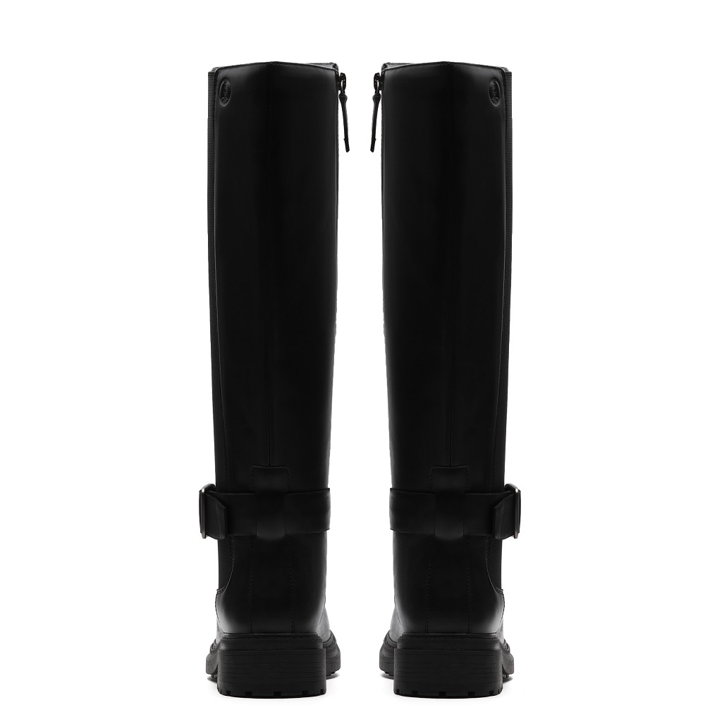 CLARKS</br>Clarks ORINOCO3 TALL Γυναικεία Μπότα Μαύρο Δέρμα CLARKS</br>Clarks ORINOCO3 TALL Γυναικεία Μπότα Μαύρο Δέρμα