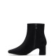 CLARKS</br>Clarks FERNIE ZIP Γυναικεία Μποτάκια Μαύρο Suede