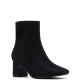 CLARKS</br>Clarks FERNIE ZIP Γυναικεία Μποτάκια Μαύρο Suede