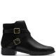 CLARKS</br>Clarks HAVISHAM BAY Γυναικεία Μποτάκια Μαύρο Δέρμα CLARKS</br>Clarks HAVISHAM BAY Γυναικεία Μποτάκια Μαύρο Δέρμα