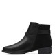 CLARKS</br>Clarks HAVISHAM BAY Γυναικεία Μποτάκια Μαύρο Δέρμα CLARKS</br>Clarks HAVISHAM BAY Γυναικεία Μποτάκια Μαύρο Δέρμα