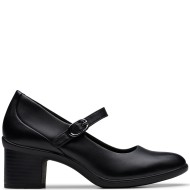Clarks SHAYA JANE Γυναικείες Γόβες Μαύρο Δέρμα