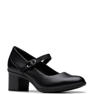 Clarks SHAYA JANE Γυναικείες Γόβες Μαύρο Δέρμα