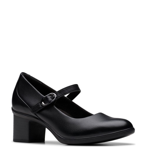 Clarks SHAYA JANE Γυναικείες Γόβες Μαύρο Δέρμα