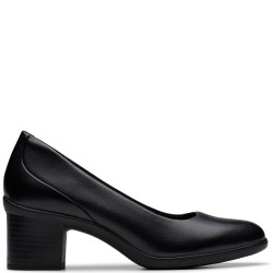 CLARKS</br>Clarks SHAYA POPPY Γυναικείες Γόβες Μαύρο Δέρμα