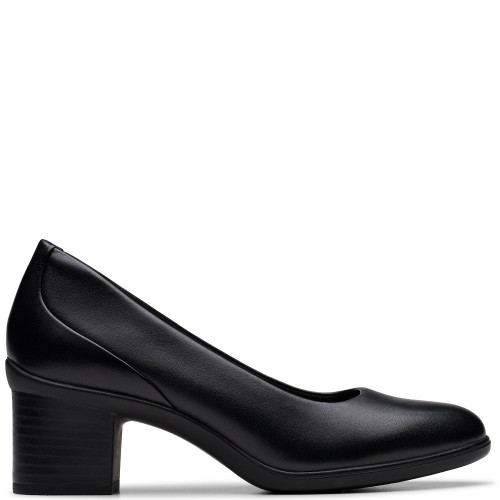 Clarks SHAYA POPPY Γυναικείες Γόβες Μαύρο Δέρμα Clarks SHAYA POPPY Γυναικείες Γόβες Μαύρο Δέρμα