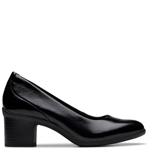 Clarks SHAYA POPPY Γυναικείες Γόβες Μαύρο Λουστρίνι Clarks SHAYA POPPY Γυναικείες Γόβες Μαύρο Λουστρίνι