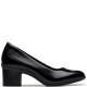 CLARKS</br>Clarks SHAYA POPPY Γυναικείες Γόβες Μαύρο Λουστρίνι CLARKS</br>Clarks SHAYA POPPY Γυναικείες Γόβες Μαύρο Λουστρίνι