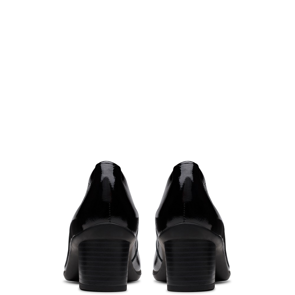 CLARKS</br>Clarks SHAYA POPPY Γυναικείες Γόβες Μαύρο Λουστρίνι CLARKS</br>Clarks SHAYA POPPY Γυναικείες Γόβες Μαύρο Λουστρίνι