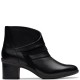CLARKS</br>Clarks SHAYA SKY Γυναικεία Μποτάκια Μαύρο Δέρμα CLARKS</br>Clarks SHAYA SKY Γυναικεία Μποτάκια Μαύρο Δέρμα