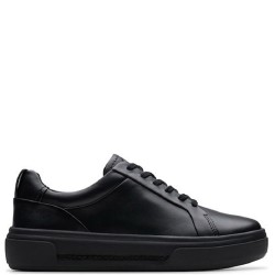 CLARKS</br>Clarks HOLLYHOCK WALK Γυναικεία Sneakers Μαύρο Δέρμα