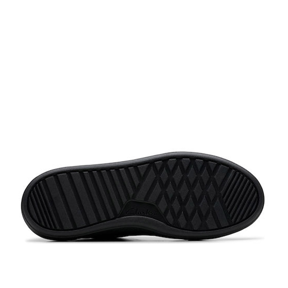 CLARKS</br>Clarks HOLLYHOCK WALK Γυναικεία Sneakers Μαύρο Δέρμα CLARKS</br>Clarks HOLLYHOCK WALK Γυναικεία Sneakers Μαύρο Δέρμα