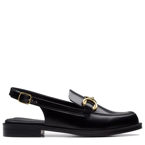 Clarks STRAVEN SLING Γυναικεία Slingback Μαύρο Δέρμα Clarks STRAVEN SLING Γυναικεία Slingback Μαύρο Δέρμα