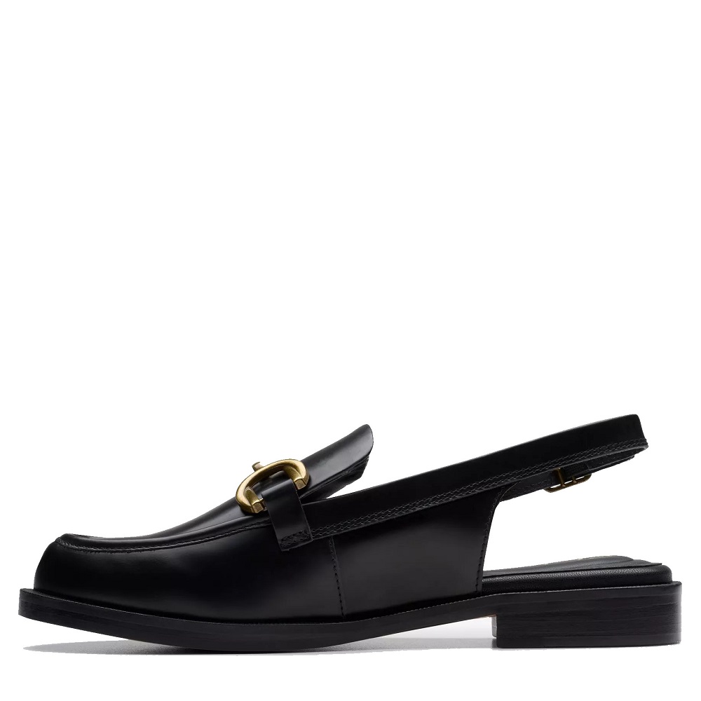 CLARKS</br>Clarks STRAVEN SLING Γυναικεία Slingback Μαύρο Δέρμα CLARKS</br>Clarks STRAVEN SLING Γυναικεία Slingback Μαύρο Δέρμα