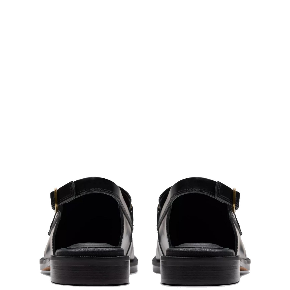 CLARKS</br>Clarks STRAVEN SLING Γυναικεία Slingback Μαύρο Δέρμα CLARKS</br>Clarks STRAVEN SLING Γυναικεία Slingback Μαύρο Δέρμα
